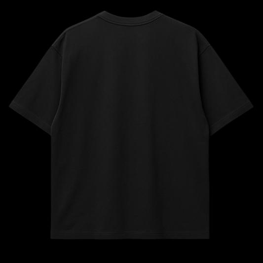 Oversized Master Major Preta - 100% Algodão