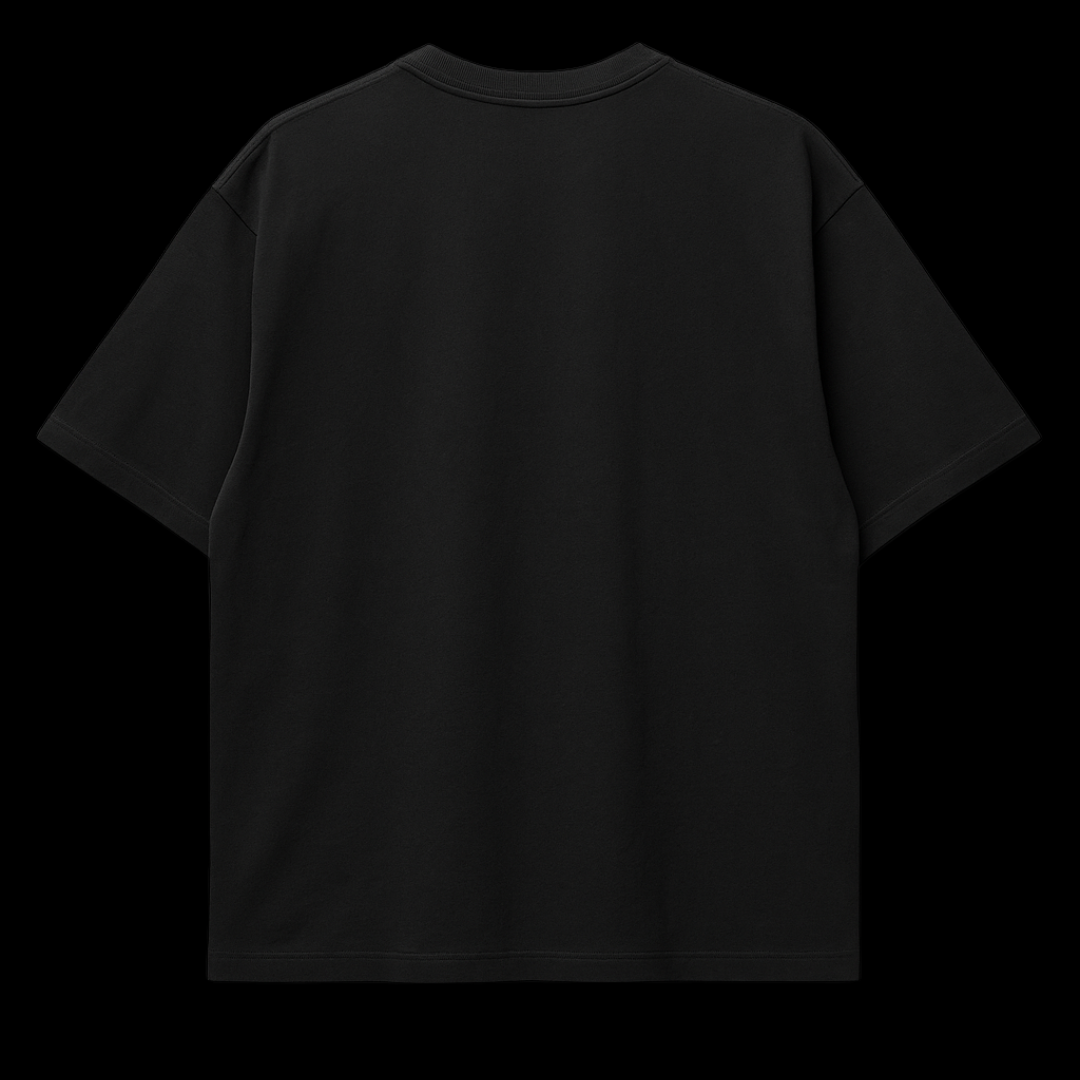 Oversized Master Major Preta - 100% Algodão